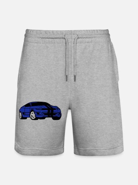 Sports Car - Sports Car - Coupé - Stanley/Stella Trainer Unisex Organic Jogging Shorts - heather grey