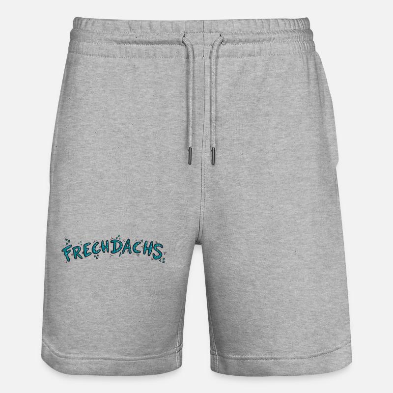 Blaireau effronté - Short de jogging bio TRAINER Stanley/Stella unisexe - gris chiné