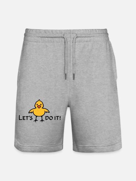 Allons-y! - Short de jogging bio TRAINER Stanley/Stella unisexe - gris chiné