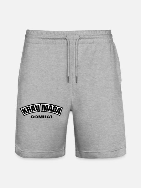 KravMaga Combat - Stanley/Stella Trainer Unisex Organic Jogging Shorts - heather grey