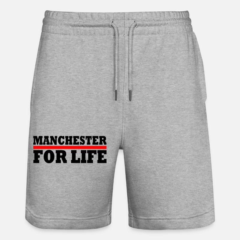 Manchester - Short de jogging bio TRAINER Stanley/Stella unisexe - gris chiné