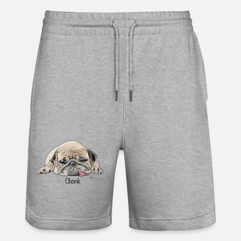 Chonk - Short de jogging bio TRAINER Stanley/Stella unisexe - gris chiné