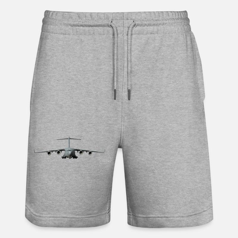 C-17 - Stanley/Stella Unisex Bio Joggingshorts Trainer  - Grau meliert