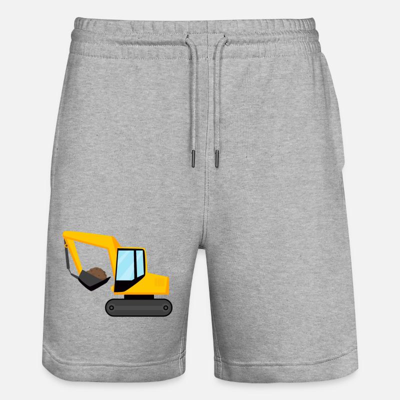 Pelles - Short de jogging bio TRAINER Stanley/Stella unisexe - gris chiné