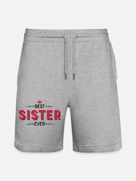 Sœur - Short de jogging bio TRAINER Stanley/Stella unisexe - gris chiné