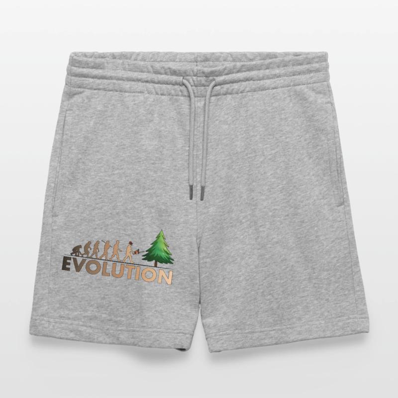 Couleur de l'évolution de la tronçonneuse Short de jogging bio TRAINER Stanley/Stella unisexe