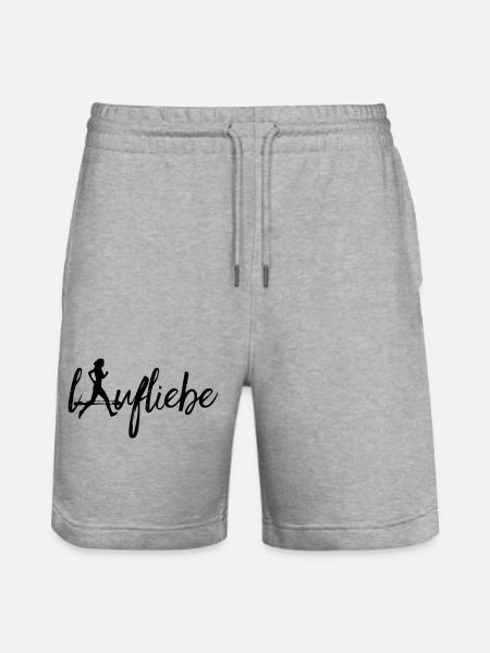 Laufliebe Ladies - Stanley/Stella Unisex Bio Joggingshorts Trainer - Grau meliert