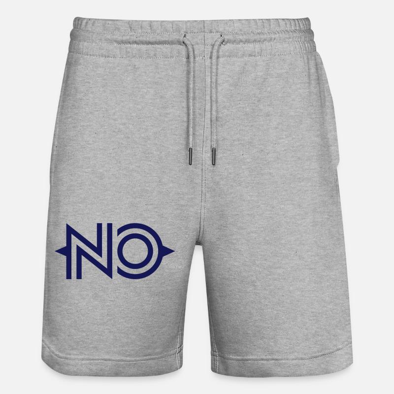 le NO original HB - Short de jogging bio TRAINER Stanley/Stella unisexe - gris chiné