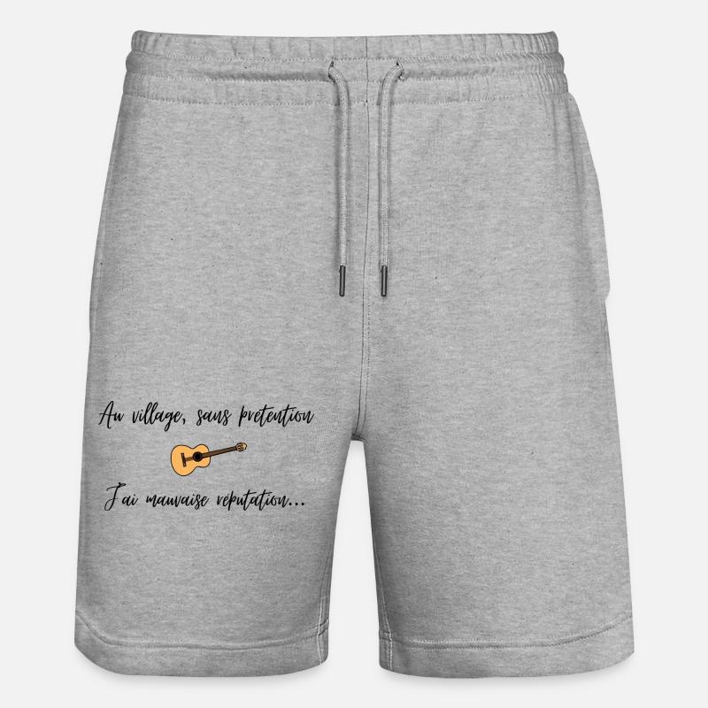 La mauvaise réputation - Short de jogging bio TRAINER Stanley/Stella unisexe - gris chiné