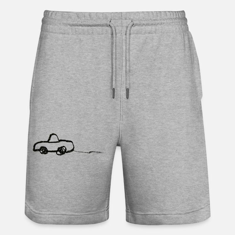 Brbrbr - Short de jogging bio TRAINER Stanley/Stella unisexe - gris chiné