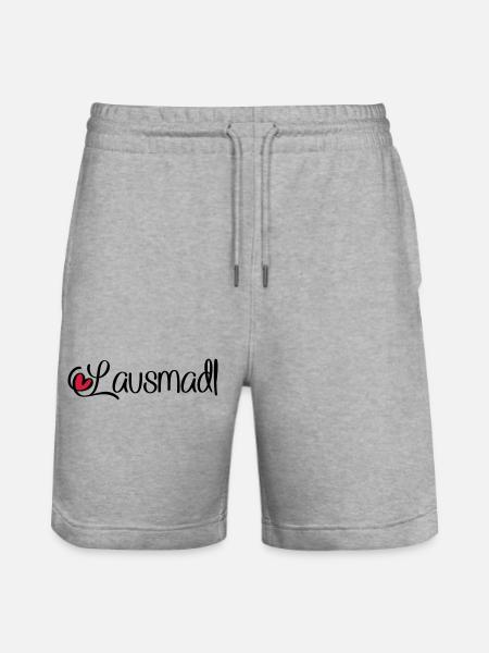 Lausmadl - Stanley/Stella Unisex Bio Joggingshorts Trainer - Grau meliert