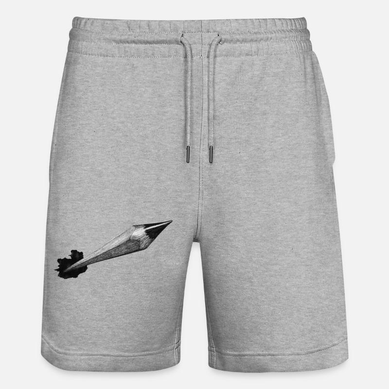 Crayon - Short de jogging bio TRAINER Stanley/Stella unisexe - gris chiné