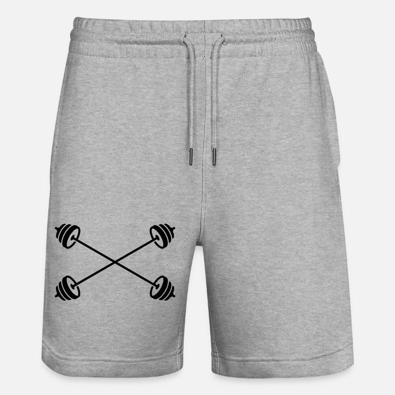 100000000000000000 - Short de jogging bio TRAINER Stanley/Stella unisexe - gris chiné