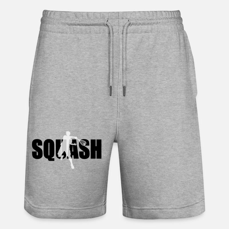 Squash - Short de jogging bio TRAINER Stanley/Stella unisexe - gris chiné