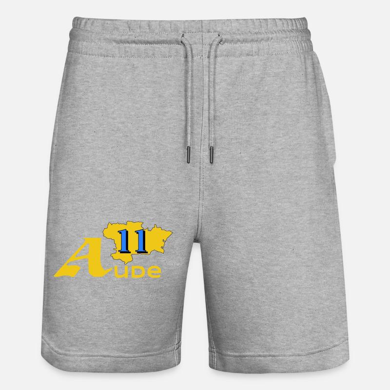 Aude - Short de jogging bio TRAINER Stanley/Stella unisexe - gris chiné