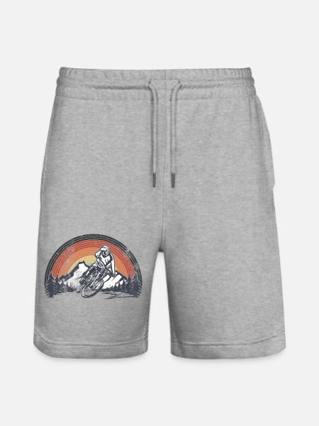 Millésime de descente - Short de jogging bio TRAINER Stanley/Stella unisexe - gris chiné