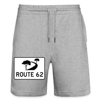 garden route - Stanley/Stella Unisex Bio Joggingshorts Trainer  - Grau meliert - Vorne - Nik (191cm) & Marisol (170cm)