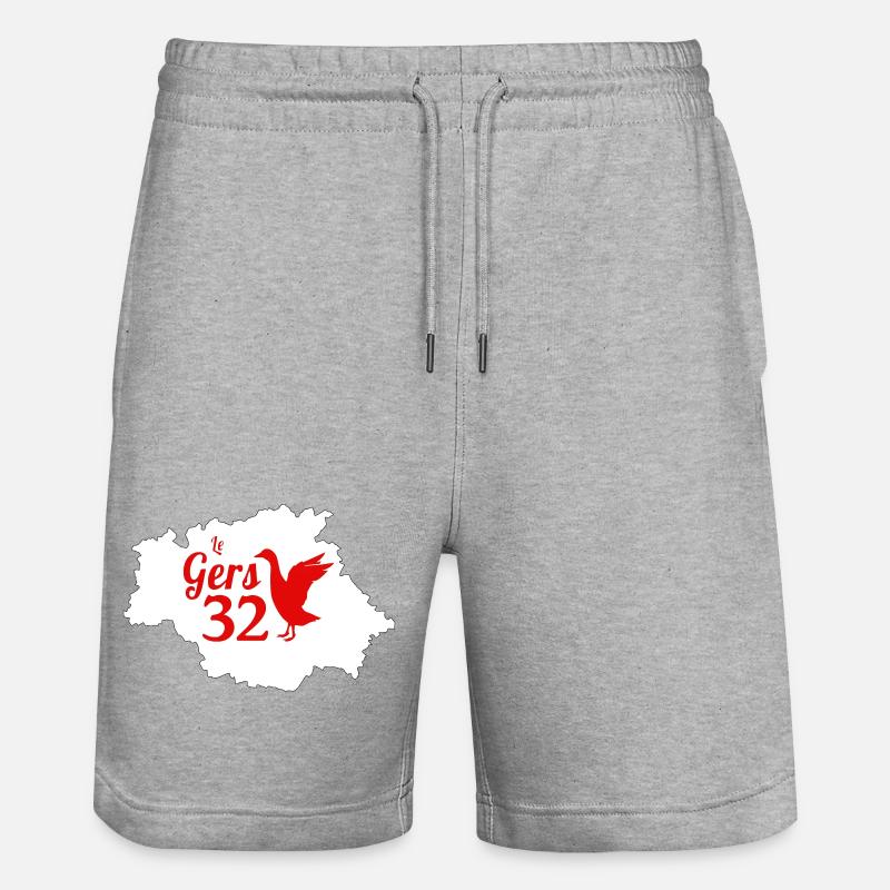 Die Keime - Stanley/Stella Unisex Bio Joggingshorts Trainer  - Grau meliert
