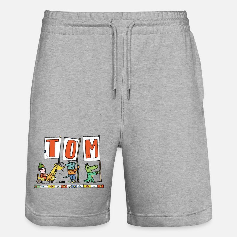 C’est l’anniversaire de TOM - Short de jogging bio TRAINER Stanley/Stella unisexe - gris chiné