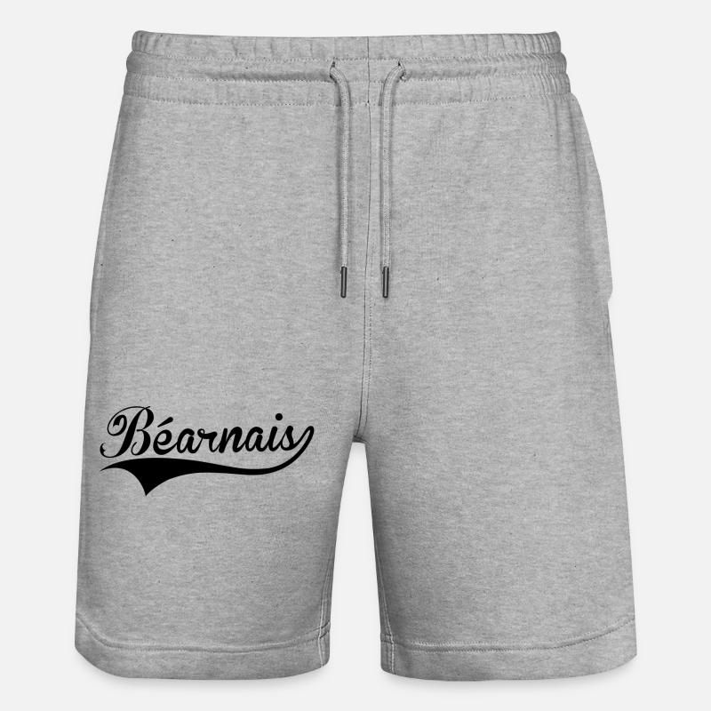 Béarnais - Short de jogging bio TRAINER Stanley/Stella unisexe - gris chiné