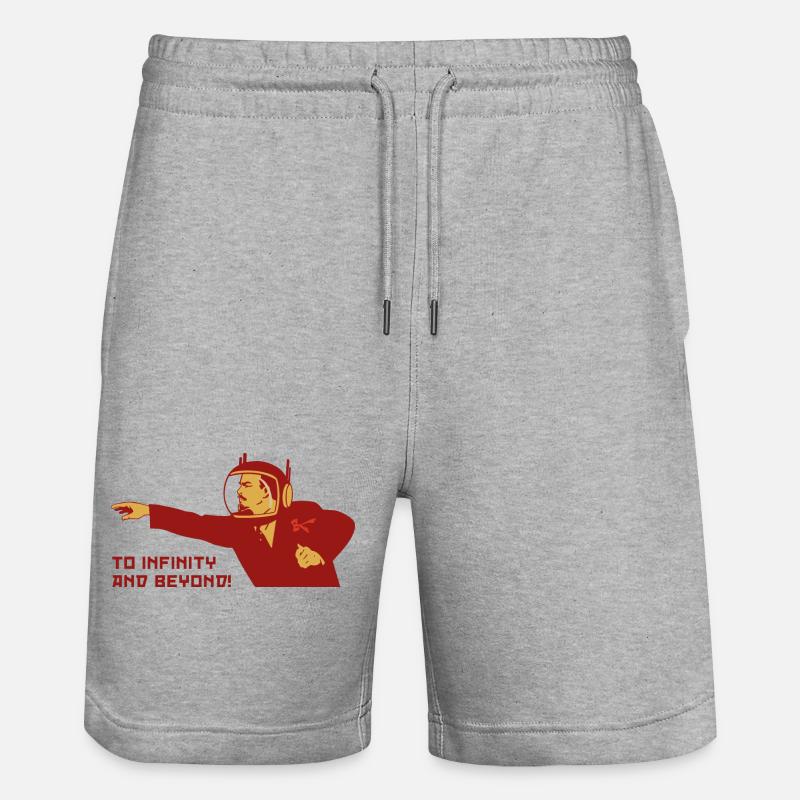 Vers l’infini et au-delà - Short de jogging bio TRAINER Stanley/Stella unisexe - gris chiné