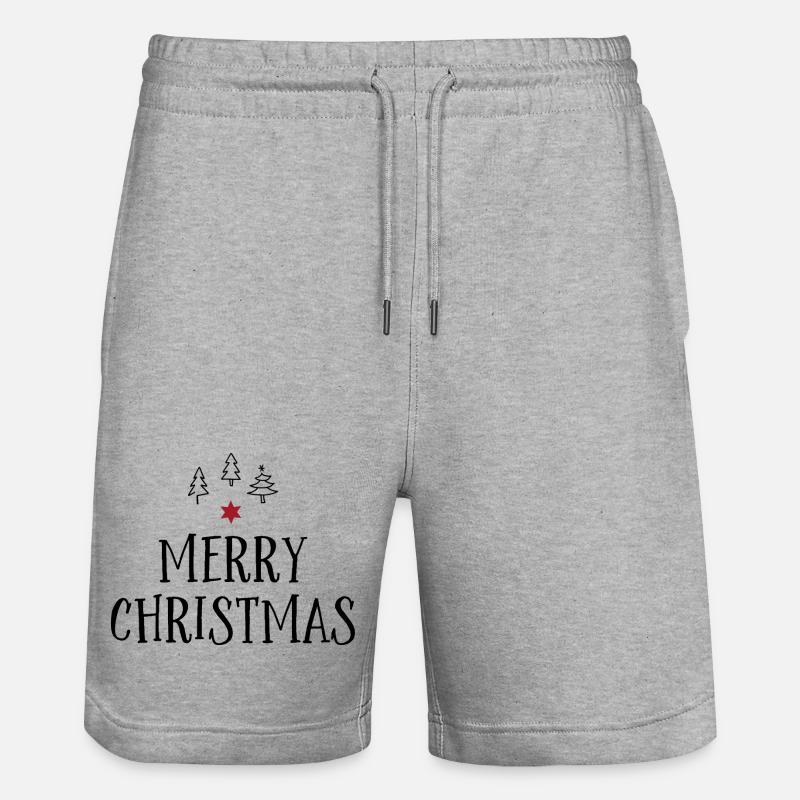 Noël - Short de jogging bio TRAINER Stanley/Stella unisexe - gris chiné