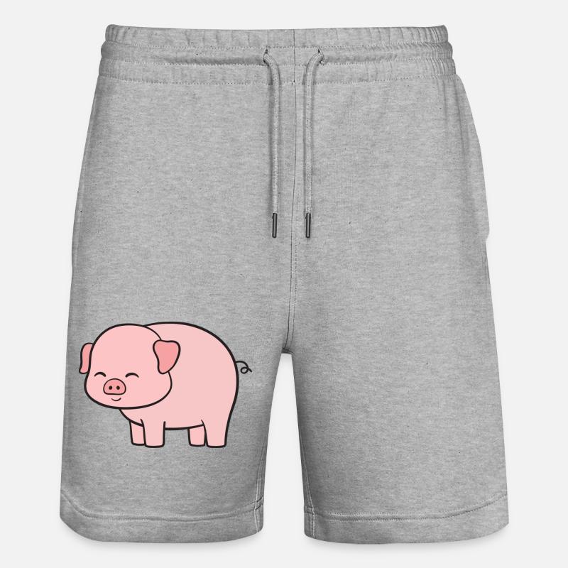 Cochons Cochons - Short de jogging bio TRAINER Stanley/Stella unisexe - gris chiné
