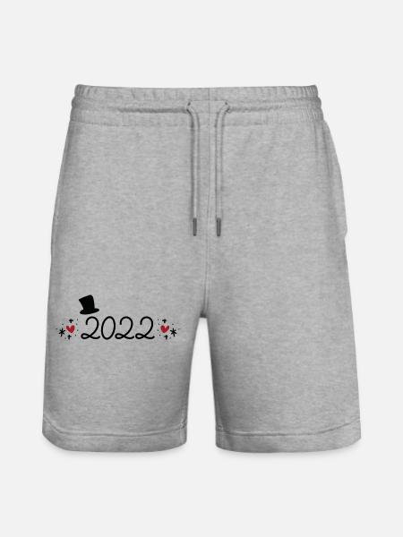 2022 - Stanley/Stella Trainer Unisex Organic Jogging Shorts - heather grey