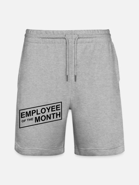 Employé du mois - Short de jogging bio TRAINER Stanley/Stella unisexe - gris chiné