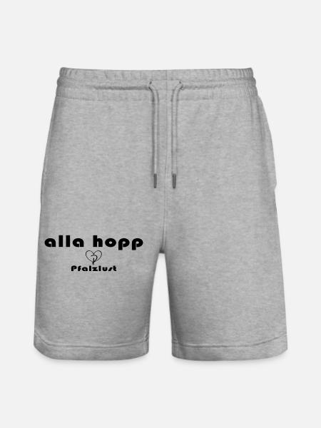 alla hopp - Stanley/Stella Trainer Unisex Organic Jogging Shorts - heather grey