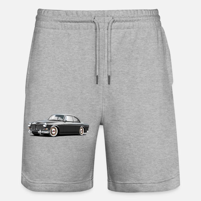 serie 120 custom gris - Short de jogging bio TRAINER Stanley/Stella unisexe - gris chiné