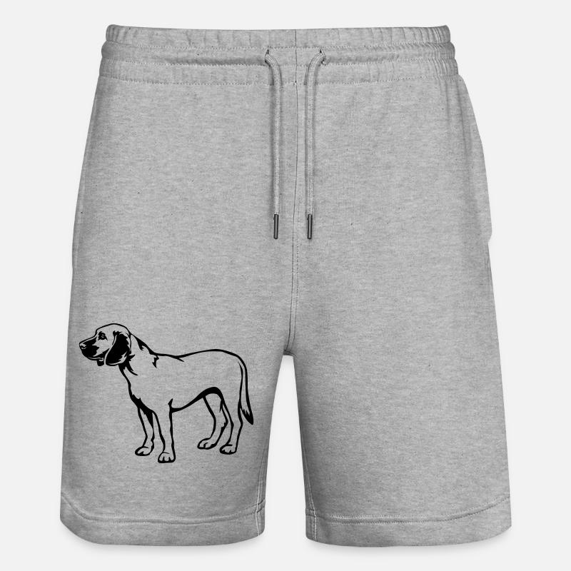 Chien de sueur hanovrien - Short de jogging bio TRAINER Stanley/Stella unisexe - gris chiné