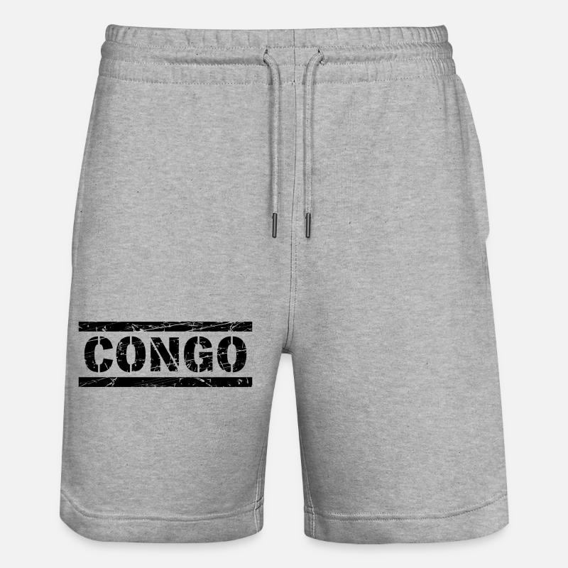 Congo - Short de jogging bio TRAINER Stanley/Stella unisexe - gris chiné
