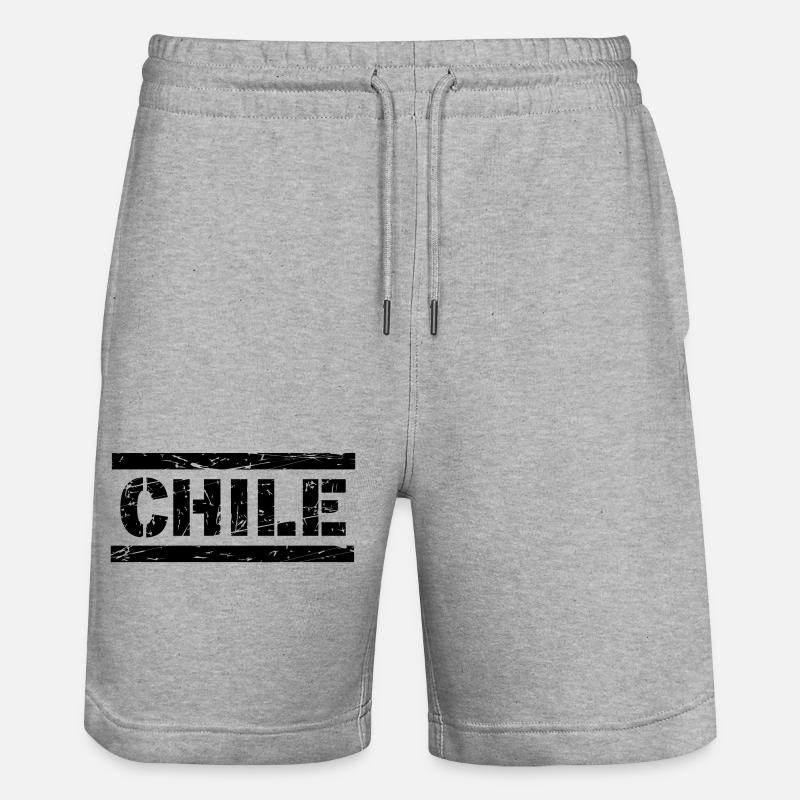 Chili - Short de jogging bio TRAINER Stanley/Stella unisexe - gris chiné