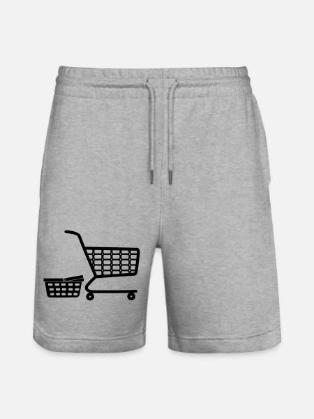 Panier et panier - Short de jogging bio TRAINER Stanley/Stella unisexe - gris chiné
