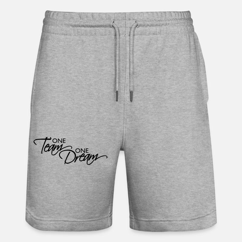 Lettrage d’une équipe - Short de jogging bio TRAINER Stanley/Stella unisexe - gris chiné