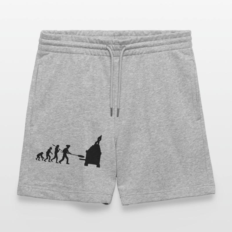 Evolution Pizza Baker Stanley/Stella Trainer Unisex Organic Jogging Shorts