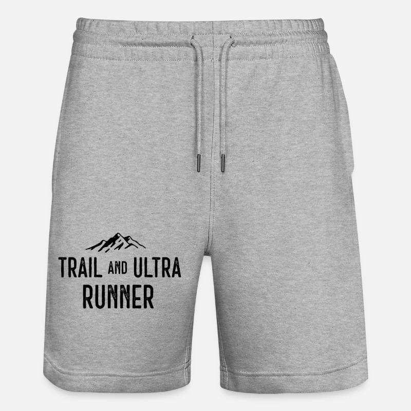 Trail et Ultra Runner - Short de jogging bio TRAINER Stanley/Stella unisexe - gris chiné