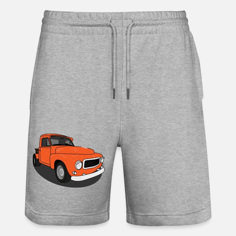 Duo Orange - Short de jogging bio TRAINER Stanley/Stella unisexe - gris chiné