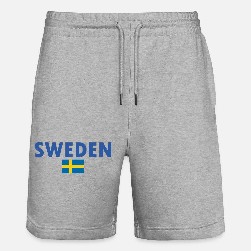 Suède - Short de jogging bio TRAINER Stanley/Stella unisexe - gris chiné