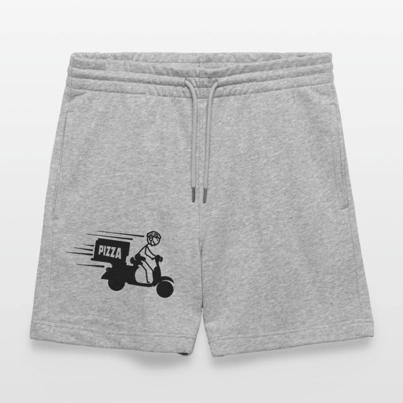 Rollerpaket oder Pizzatext PIZZA Stanley/Stella Unisex Bio Joggingshorts Trainer 