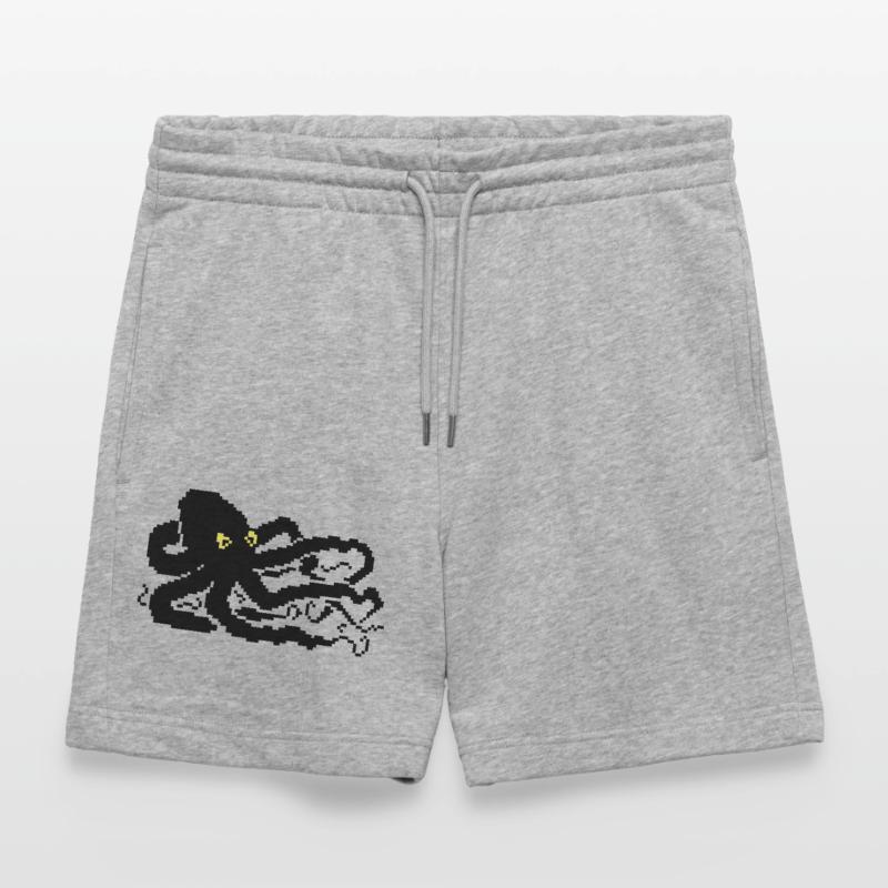 Pieuvre pixel 8 bits Short de jogging bio TRAINER Stanley/Stella unisexe