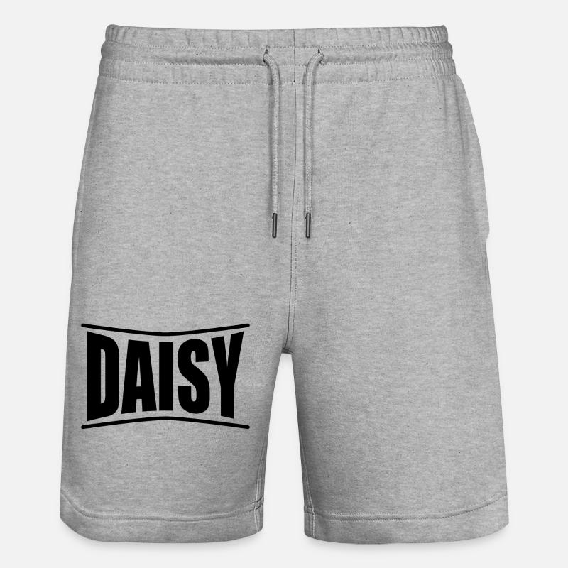 Idée cadeau t-shirt Daisy - Short de jogging bio TRAINER Stanley/Stella unisexe - gris chiné