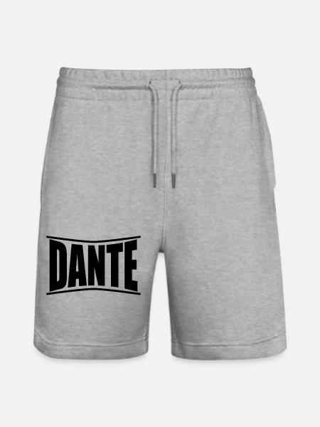 Dante t-shirt gift idea - Stanley/Stella Trainer Unisex Organic Jogging Shorts - heather grey