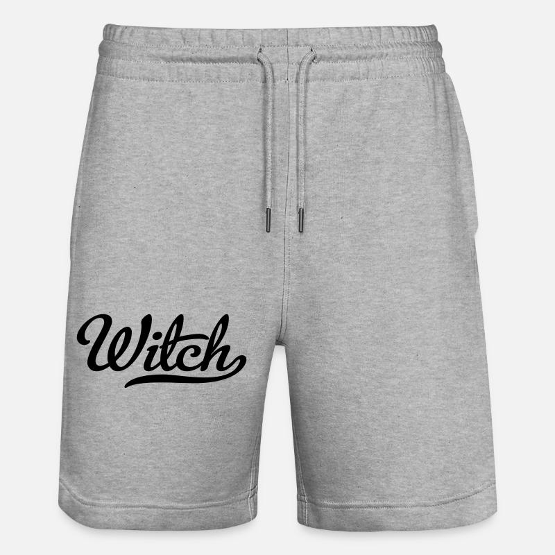 Sorcière - Short de jogging bio TRAINER Stanley/Stella unisexe - gris chiné