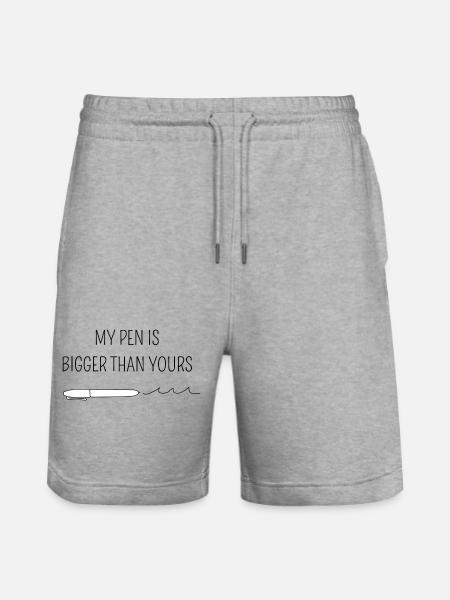 My pen is bigger than yours - Short de jogging bio TRAINER Stanley/Stella unisexe - gris chiné