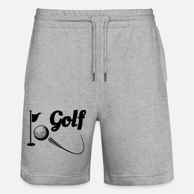 Golf 2 - Short de jogging bio TRAINER Stanley/Stella unisexe - gris chiné