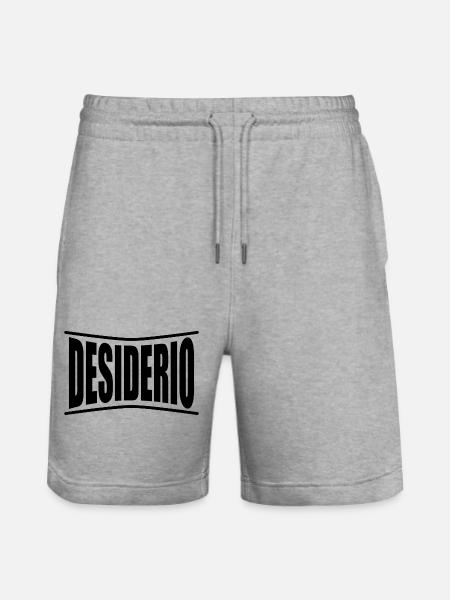 T-shirt Desire t-shirt gift idea - Stanley/Stella Trainer Unisex Organic Jogging Shorts - heather grey