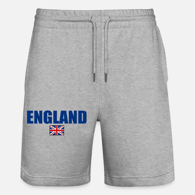 angleterre - Short de jogging bio TRAINER Stanley/Stella unisexe - gris chiné