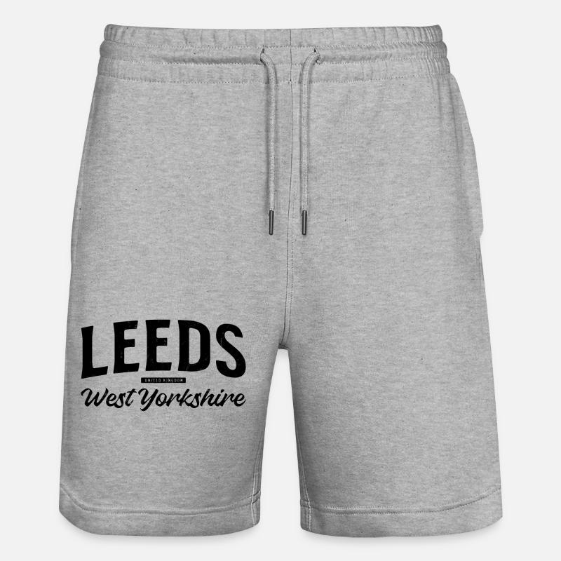Leeds West Yorkshire, Royaume-Uni - Short de jogging bio TRAINER Stanley/Stella unisexe - gris chiné